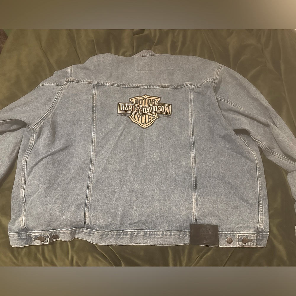 Vintage Harley Davidson Jean Jacket